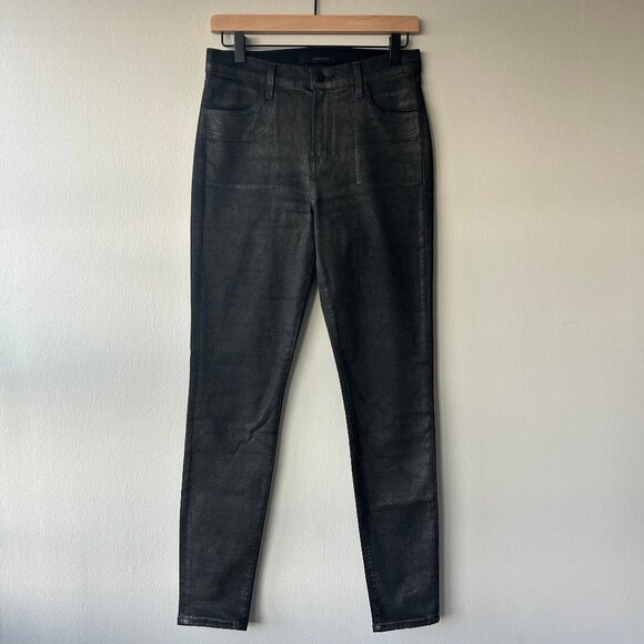 J Brand Jeans | Maria High Rise Skinny Denim Pants Silver Lament Size 29 - Picture 2 of 9
